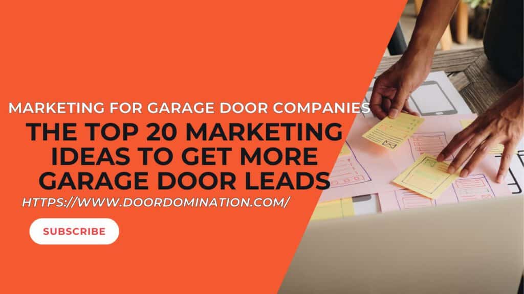 marketing for garage door companies image