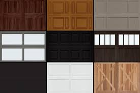 Garage door panels